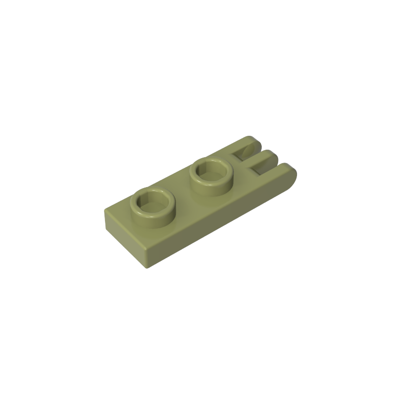 4275b | Hinge Plate 1 x 2 with 3 Fingers on End - Solid Studs