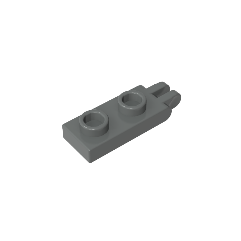 4276b | Hinge Plate 1 x 2 with 2 Fingers on End - Solid Studs