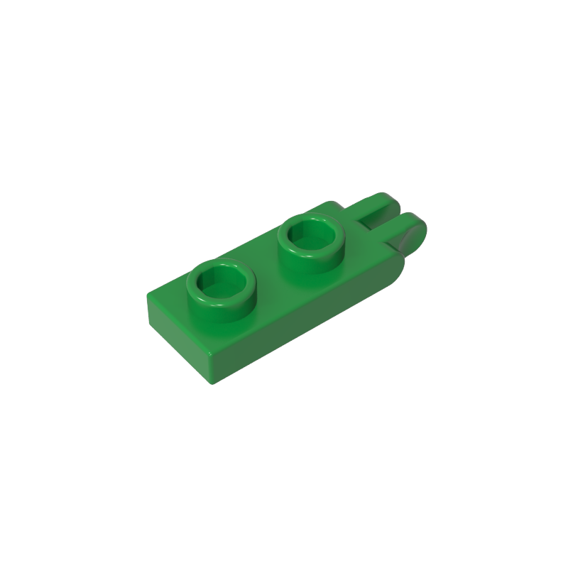 4276b | Hinge Plate 1 x 2 with 2 Fingers on End - Solid Studs