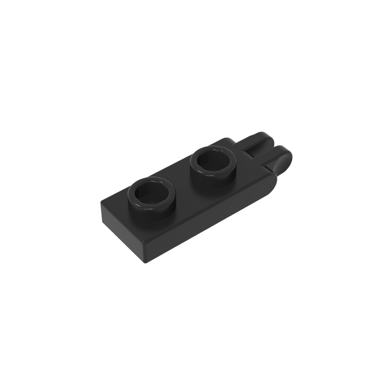 4276b | Hinge Plate 1 x 2 with 2 Fingers on End - Solid Studs