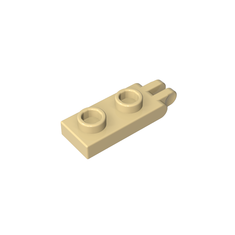 4276b | Hinge Plate 1 x 2 with 2 Fingers on End - Solid Studs
