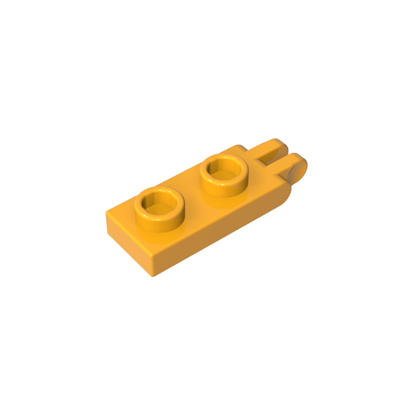 4276b | Hinge Plate 1 x 2 with 2 Fingers on End - Solid Studs