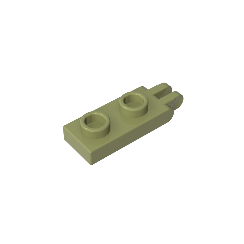 4276b | Hinge Plate 1 x 2 with 2 Fingers on End - Solid Studs