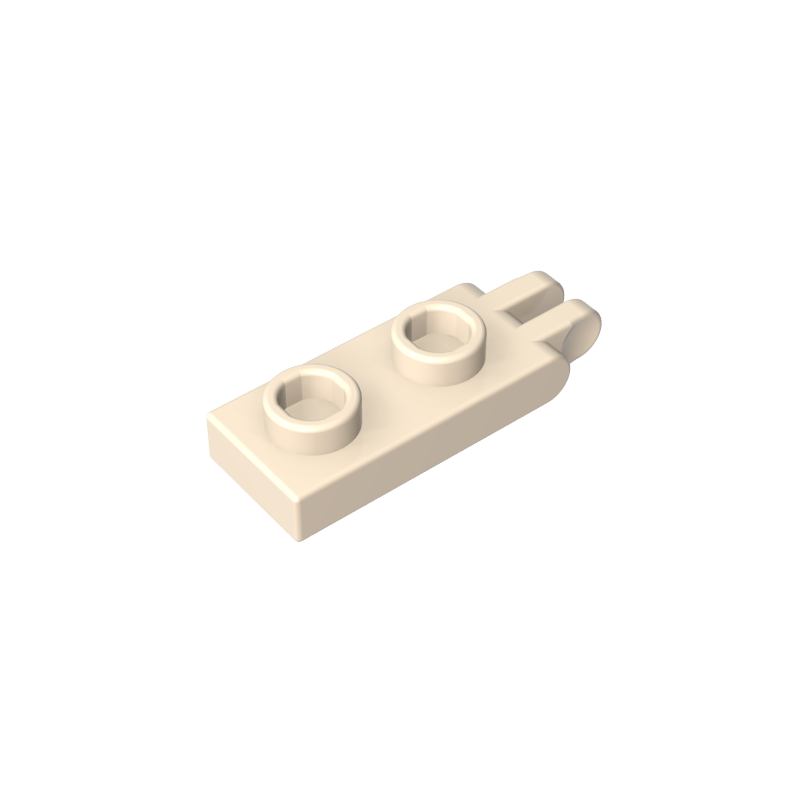 4276b | Hinge Plate 1 x 2 with 2 Fingers on End - Solid Studs
