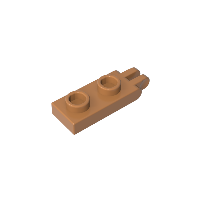 4276b | Hinge Plate 1 x 2 with 2 Fingers on End - Solid Studs