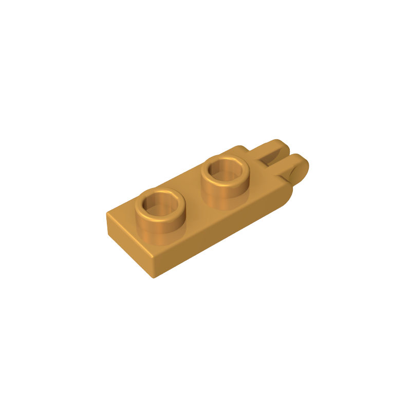 4276b | Hinge Plate 1 x 2 with 2 Fingers on End - Solid Studs