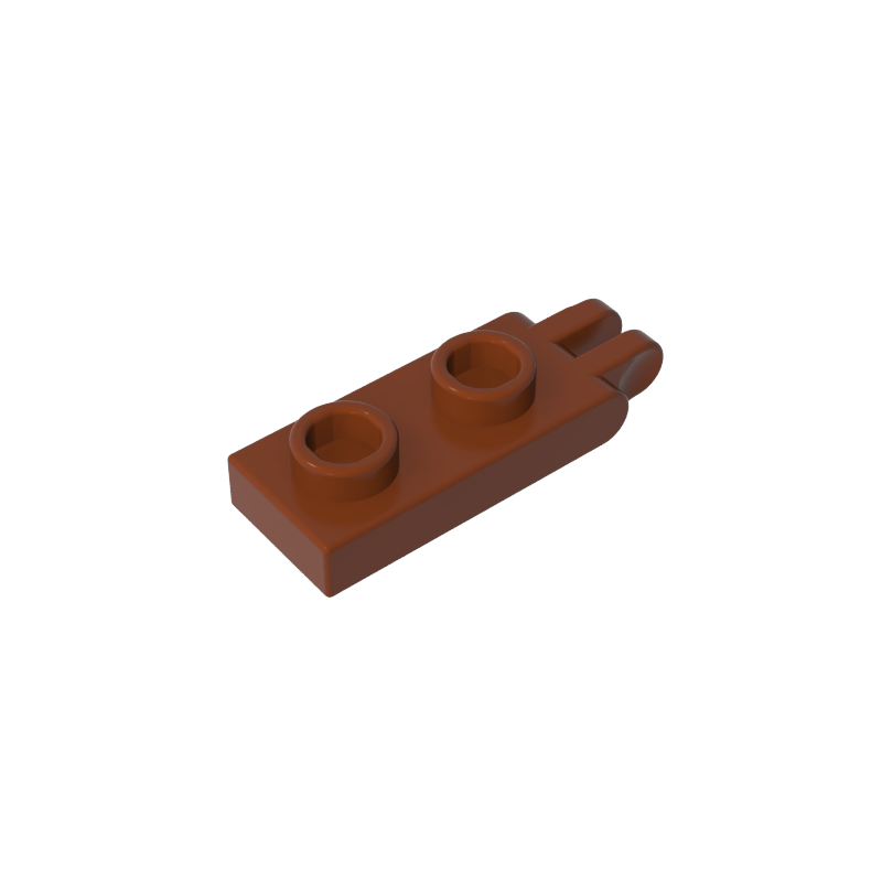 4276b | Hinge Plate 1 x 2 with 2 Fingers on End - Solid Studs