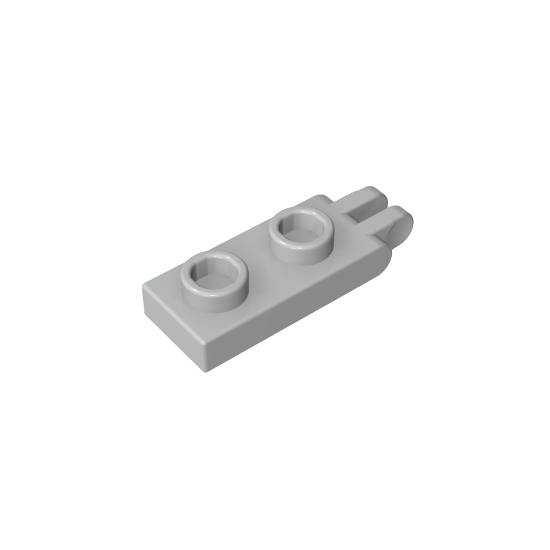 4276b | Hinge Plate 1 x 2 with 2 Fingers on End - Solid Studs