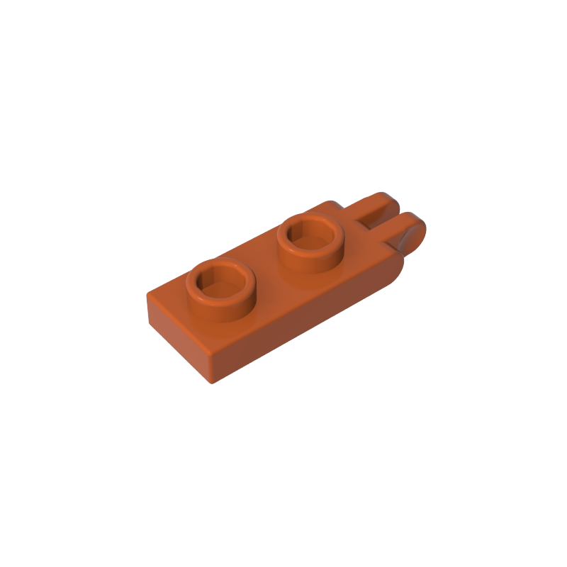 4276b | Hinge Plate 1 x 2 with 2 Fingers on End - Solid Studs