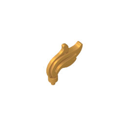 64647 | Plume Feather Triple Compact / Flame / Water with Small Pin