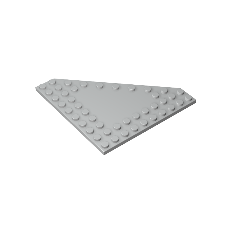 92584 | Wedge, Plate 10 x 10 Cut Corner with no Studs in Center