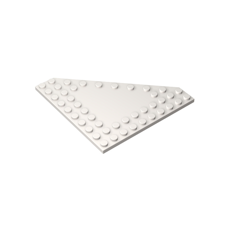 92584 | Wedge, Plate 10 x 10 Cut Corner with no Studs in Center