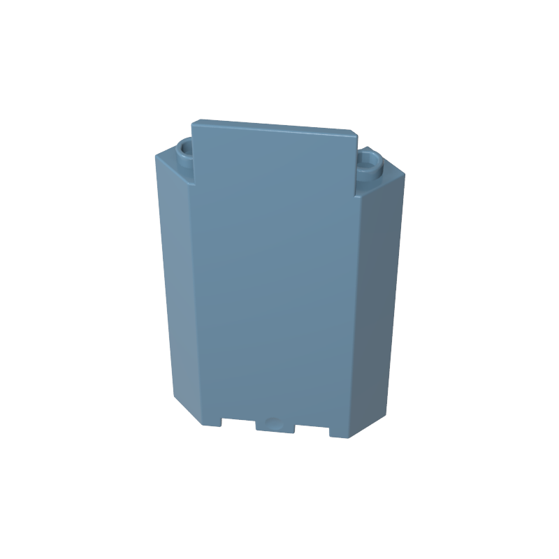 87421 | Panel 3 x 3 x 6 Corner Wall without Bottom Indentations