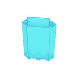 87421 | Panel 3 x 3 x 6 Corner Wall without Bottom Indentations