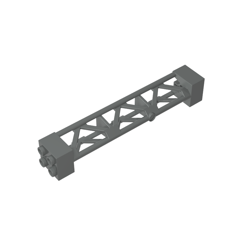 95347 | Support 2 x 2 x 10 Girder Triangular Vertical - Type 4 - 3 Posts, 3 Sections