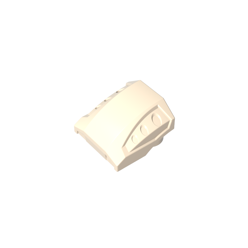 44675 | Slope, Curved 2 x 2 with Debossed Side Ports