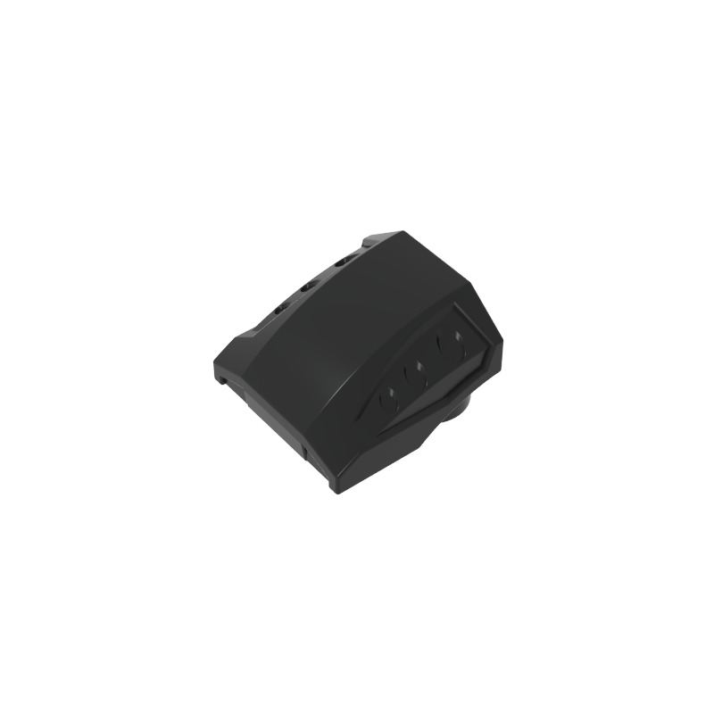 44675 | Slope, Curved 2 x 2 with Debossed Side Ports