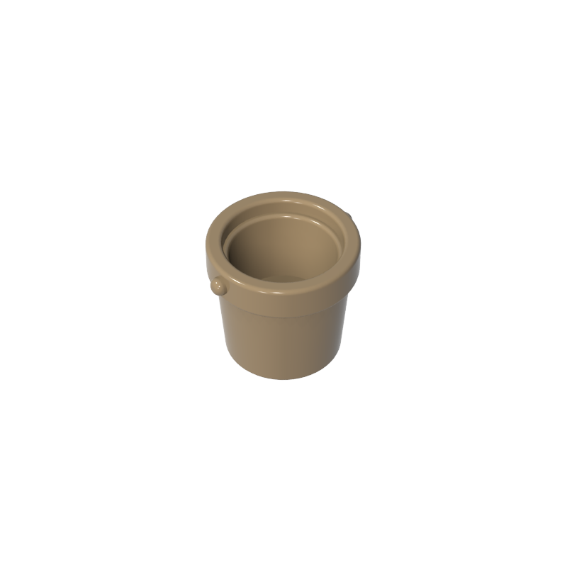 95343 | Utensil Bucket 1 x 1 x 1 Tapered with Handle Holders
