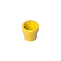 95343 | Utensil Bucket 1 x 1 x 1 Tapered with Handle Holders