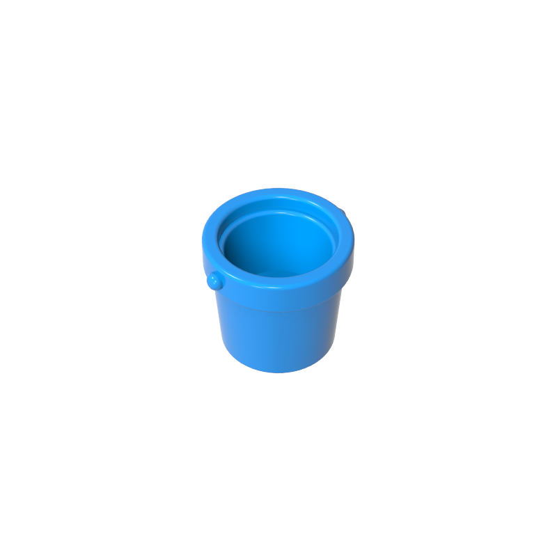 95343 | Utensil Bucket 1 x 1 x 1 Tapered with Handle Holders
