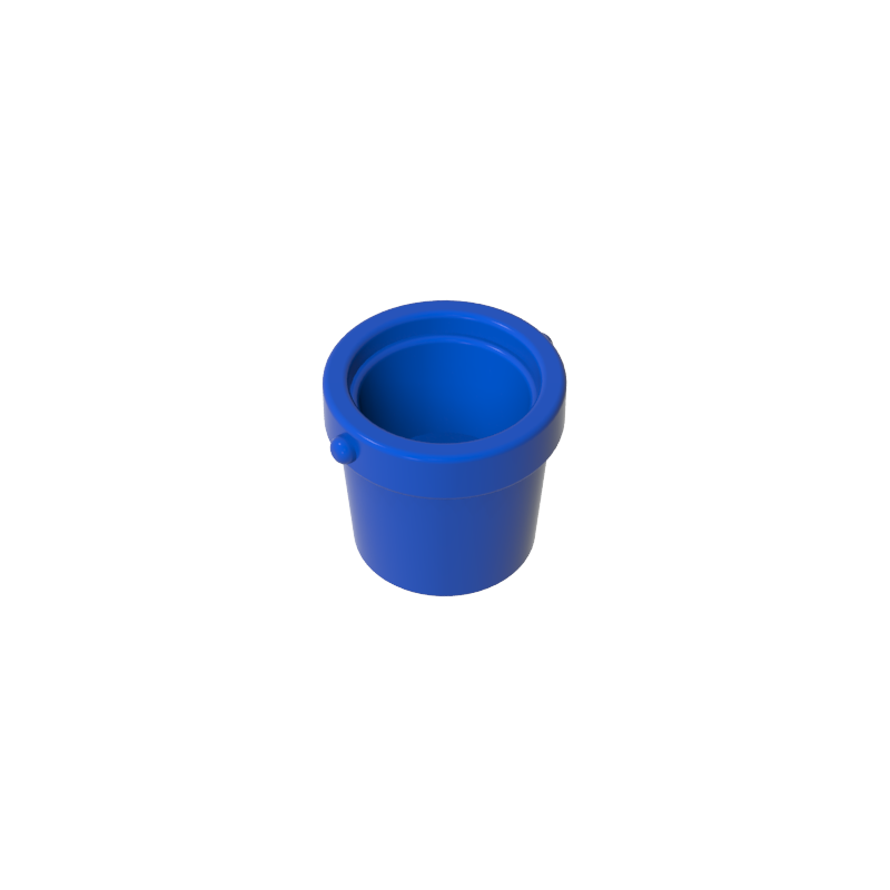 95343 | Utensil Bucket 1 x 1 x 1 Tapered with Handle Holders