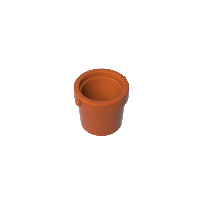 95343 | Utensil Bucket 1 x 1 x 1 Tapered with Handle Holders