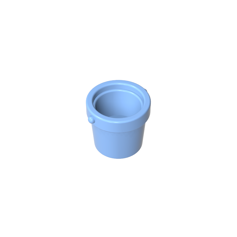 95343 | Utensil Bucket 1 x 1 x 1 Tapered with Handle Holders