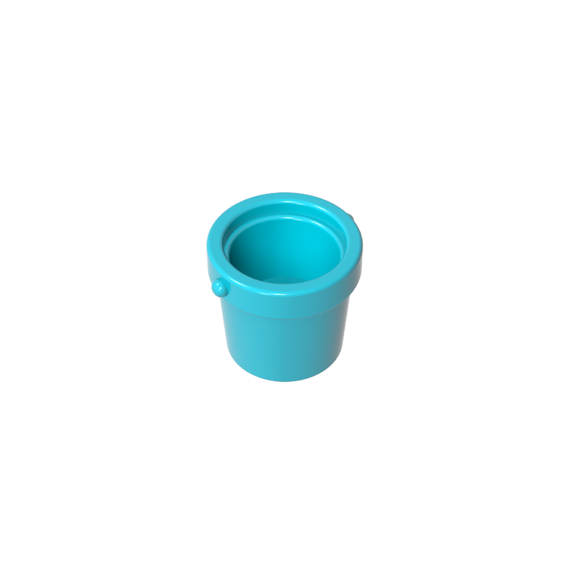 95343 | Utensil Bucket 1 x 1 x 1 Tapered with Handle Holders