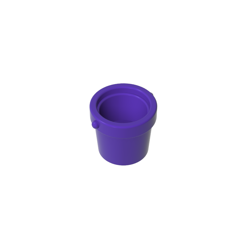 95343 | Utensil Bucket 1 x 1 x 1 Tapered with Handle Holders
