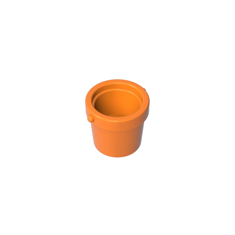 95343 | Utensil Bucket 1 x 1 x 1 Tapered with Handle Holders