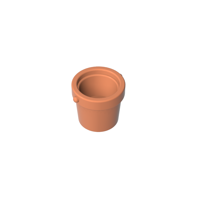 95343 | Utensil Bucket 1 x 1 x 1 Tapered with Handle Holders