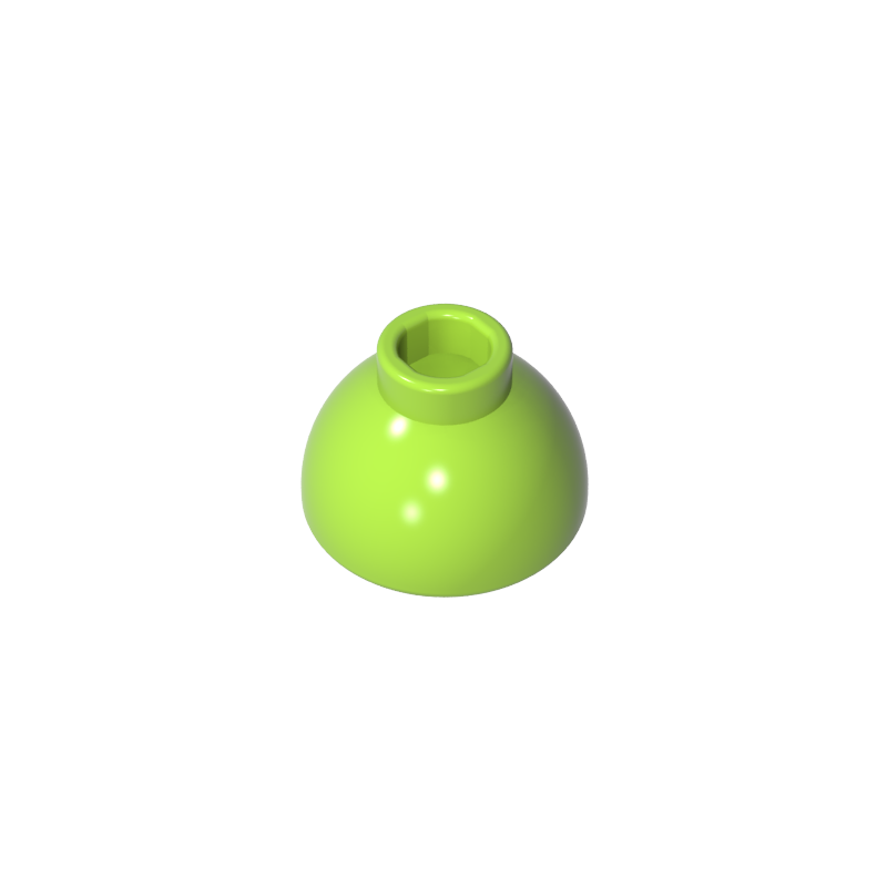 20952 | Brick, Round 1 1/2 x 1 1/2 x 2/3 Dome Top