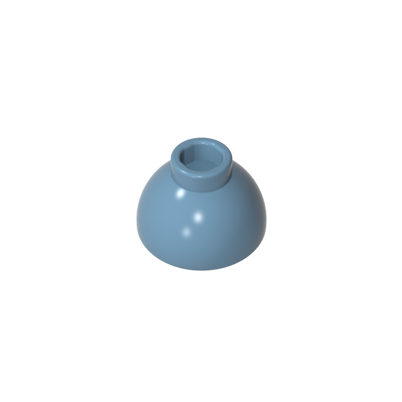 20952 | Brick, Round 1 1/2 x 1 1/2 x 2/3 Dome Top