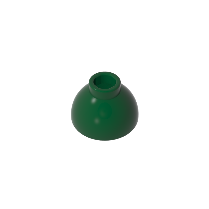 20952 | Brick, Round 1 1/2 x 1 1/2 x 2/3 Dome Top