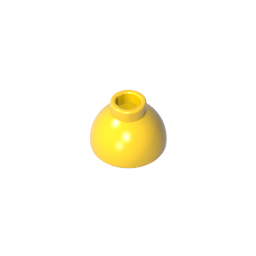 20952 | Brick, Round 1 1/2 x 1 1/2 x 2/3 Dome Top