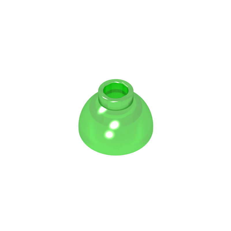 20952 | Brick, Round 1 1/2 x 1 1/2 x 2/3 Dome Top
