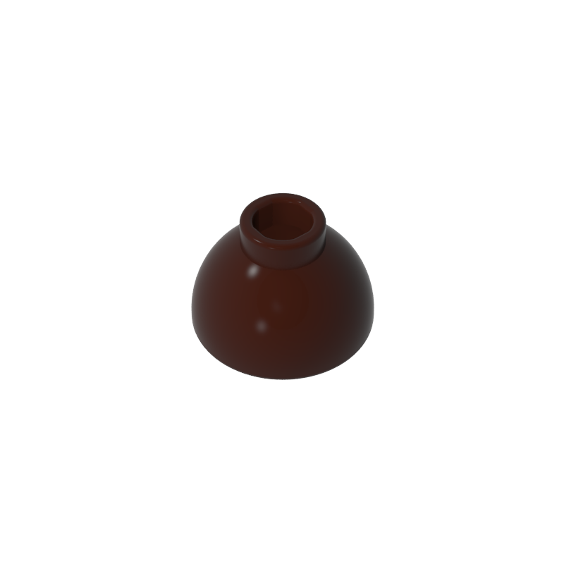 20952 | Brick, Round 1 1/2 x 1 1/2 x 2/3 Dome Top