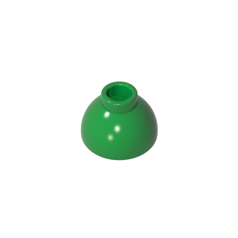 20952 | Brick, Round 1 1/2 x 1 1/2 x 2/3 Dome Top