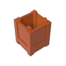 61780 | Container, Box 2 x 2 x 2 - Top Opening