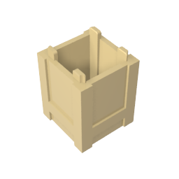 61780 | Container, Box 2 x 2 x 2 - Top Opening