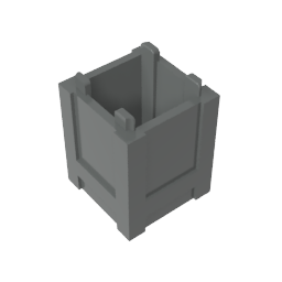61780 | Container, Box 2 x 2 x 2 - Top Opening