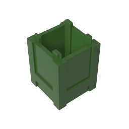 61780 | Container, Box 2 x 2 x 2 - Top Opening