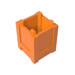 61780 | Container, Box 2 x 2 x 2 - Top Opening