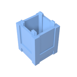 61780 | Container, Box 2 x 2 x 2 - Top Opening