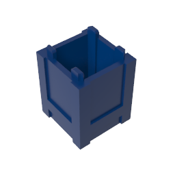 61780 | Container, Box 2 x 2 x 2 - Top Opening