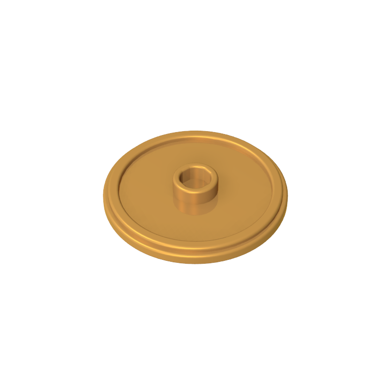 91884 | Shield Circular / Round Rimmed Face with Stud