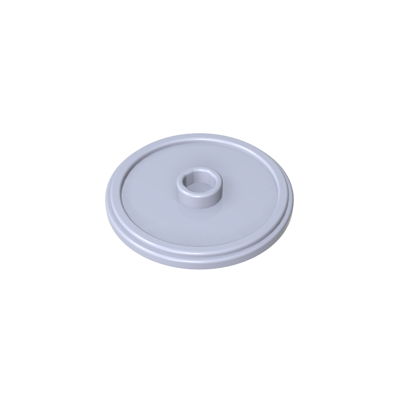 91884 | Shield Circular / Round Rimmed Face with Stud