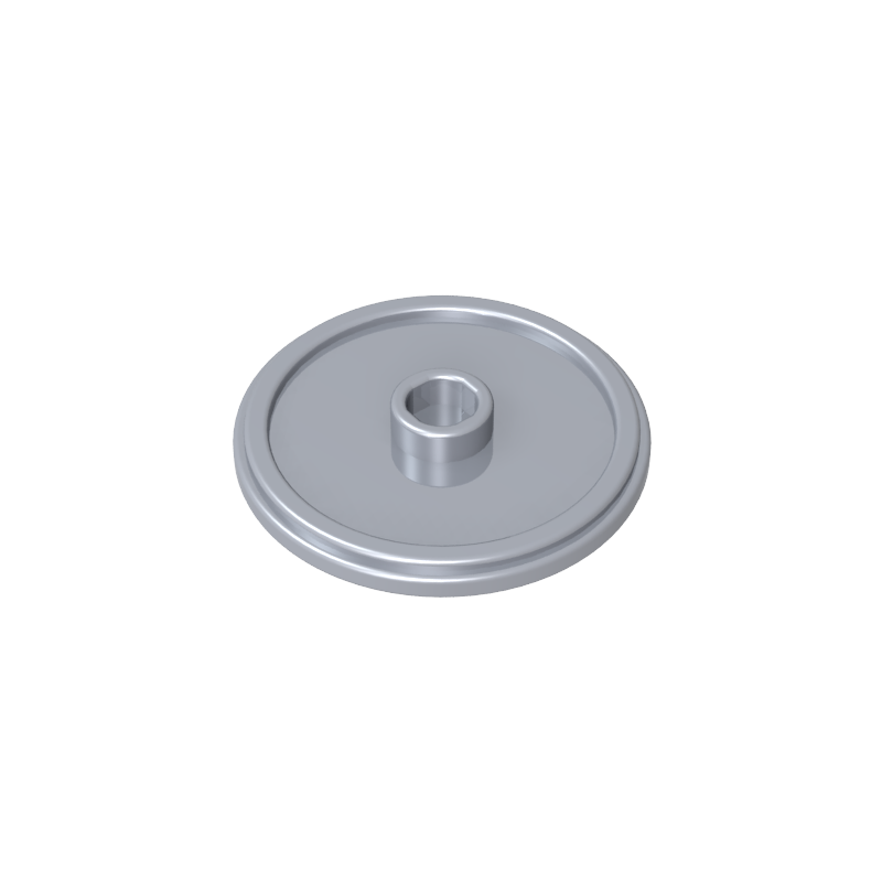 91884 | Shield Circular / Round Rimmed Face with Stud