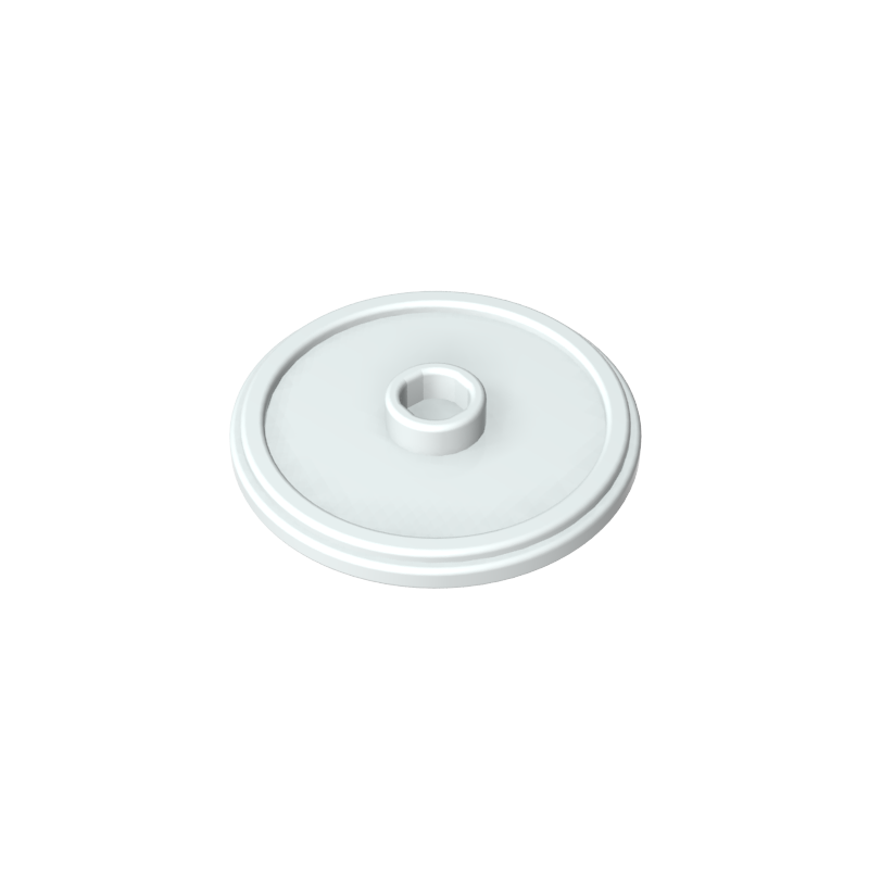 91884 | Shield Circular / Round Rimmed Face with Stud