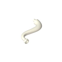 43892 | Elephant Tail / Trunk with Bar End - Short Curved Tip